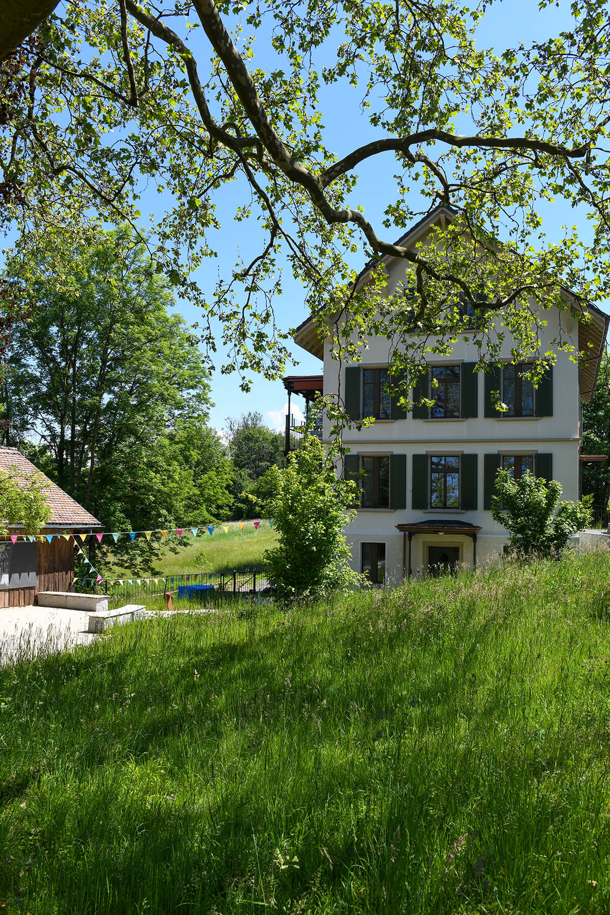 Architekturfotografie Heilpädagogisches Institut Hagendorn Aussenaufnahme Gebäude