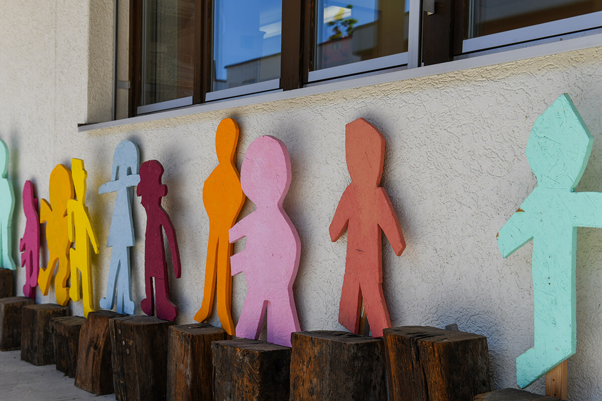 Architekturfotografie Heilpädagogisches Zentrum Hagendorn Fassade Detail